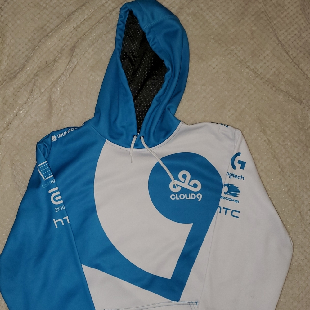 <<SOLD>>  Cloud9 (C9) Gamer Hoodie